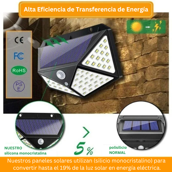 Lampara Solar 100 Leds (L)