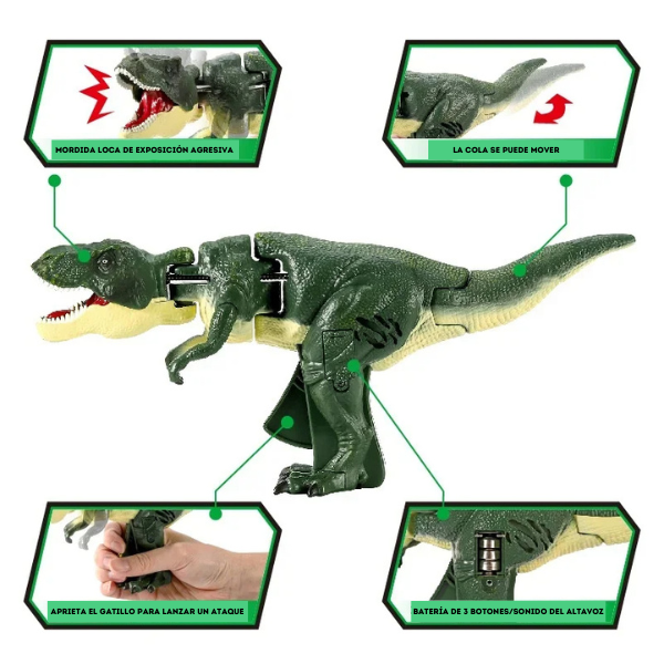 Dinosaurio Za Za Za Juguete T Rex Pistol