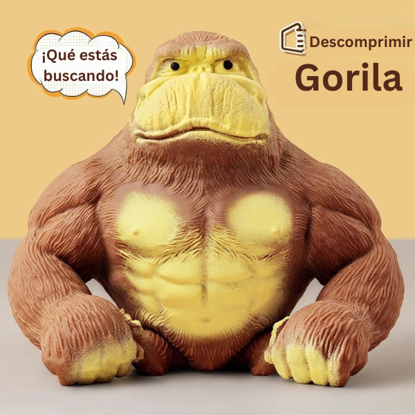 JUGUETES ANTIESTRÉS, SQUISHY GORILA